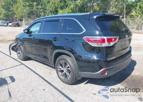 2016 Toyota Highlander Xle V6 из США, поврежденный, VIN 5TDJKRFHXGS303276